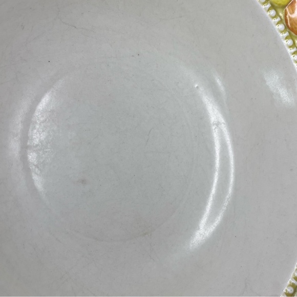 vintage serving bowl metlox poppytrail della robbia fruit and floral vernon ware - Picture 4 of 9